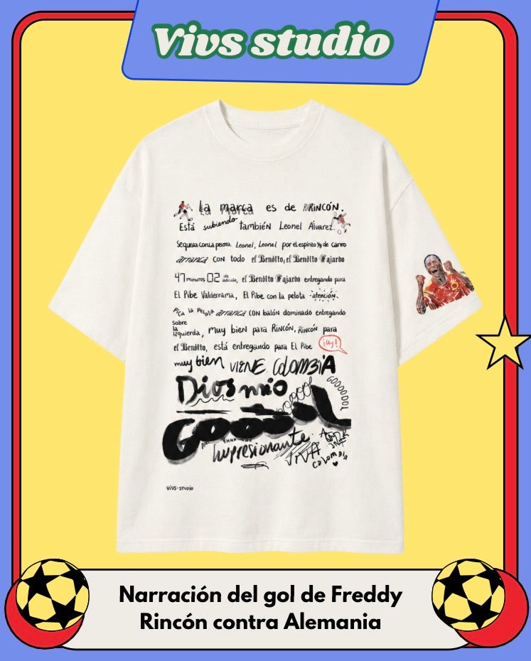 Camiseta Viene Colombia, Dios mio