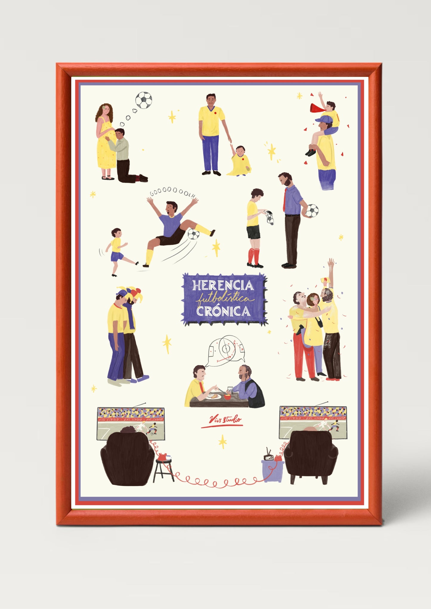 Póster Herencia Futbolística Crónica