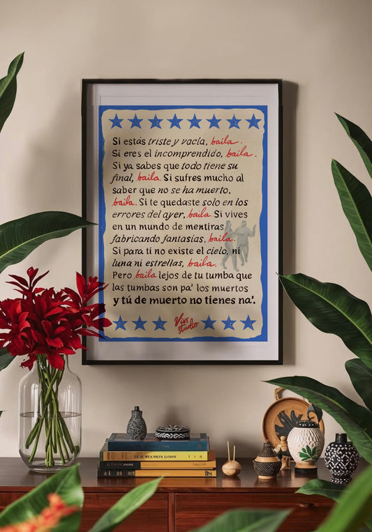 Póster Si estás triste Clásico