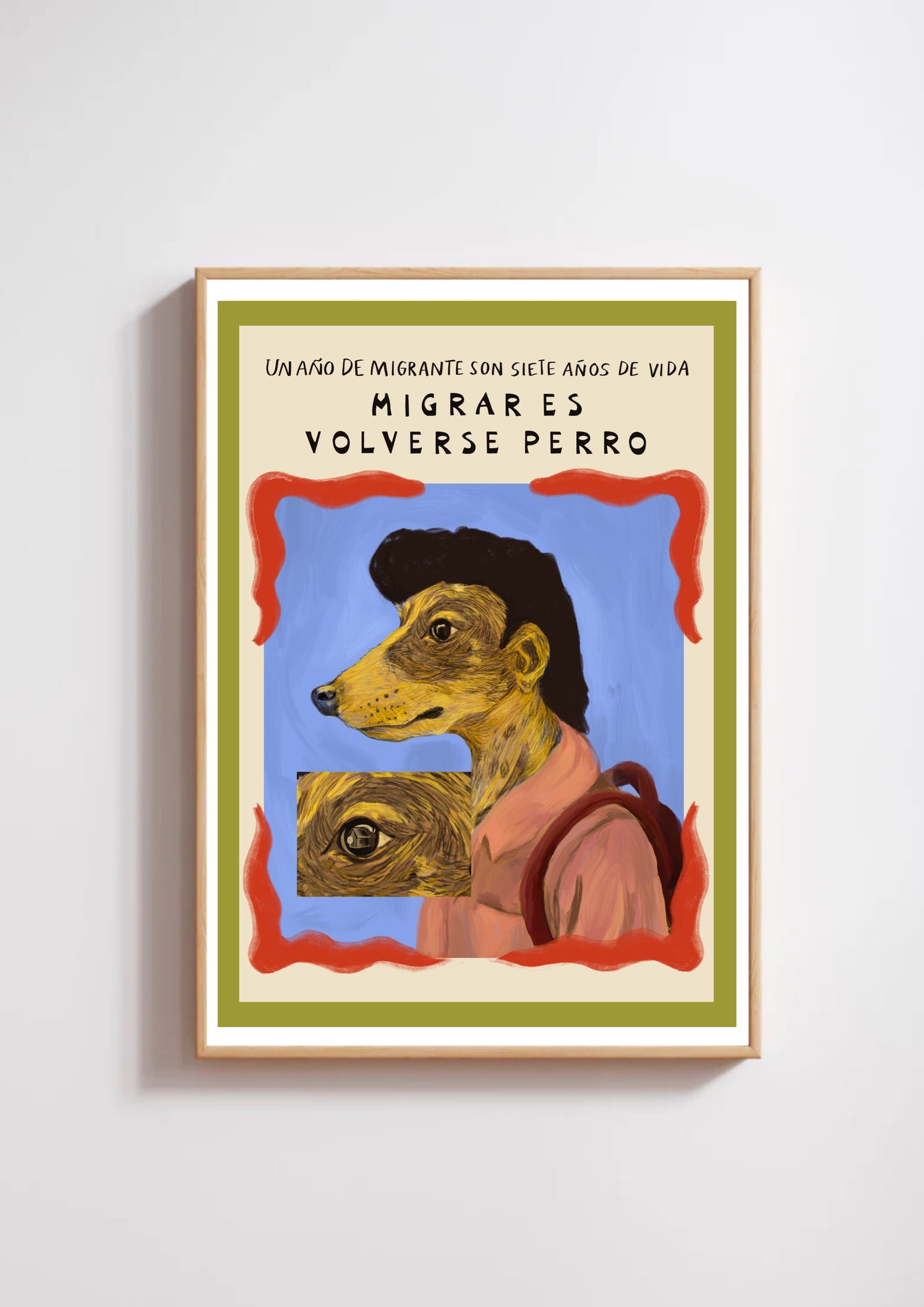 Migrar es volverse perro Print