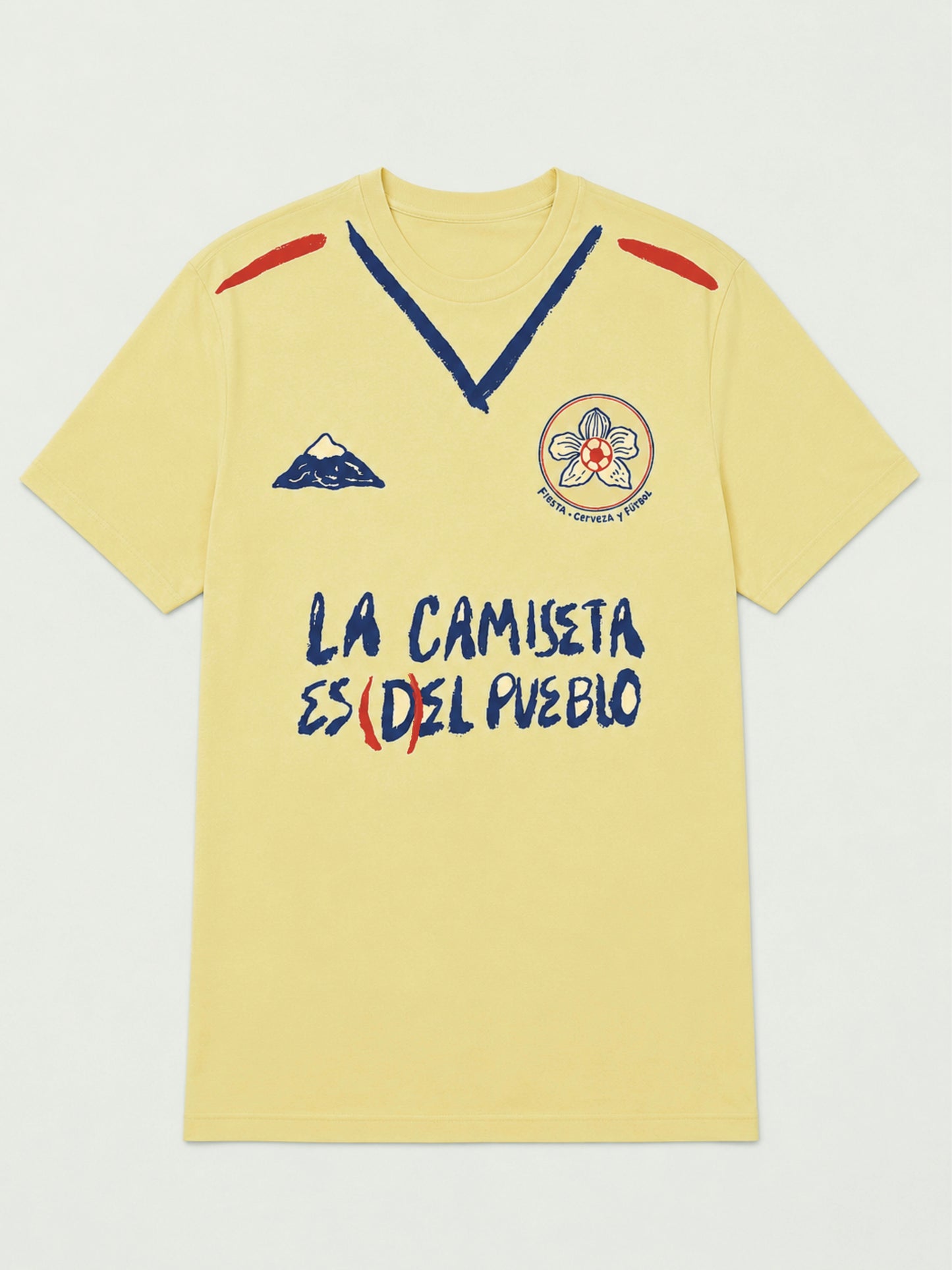 La camiseta es d(el) pueblo