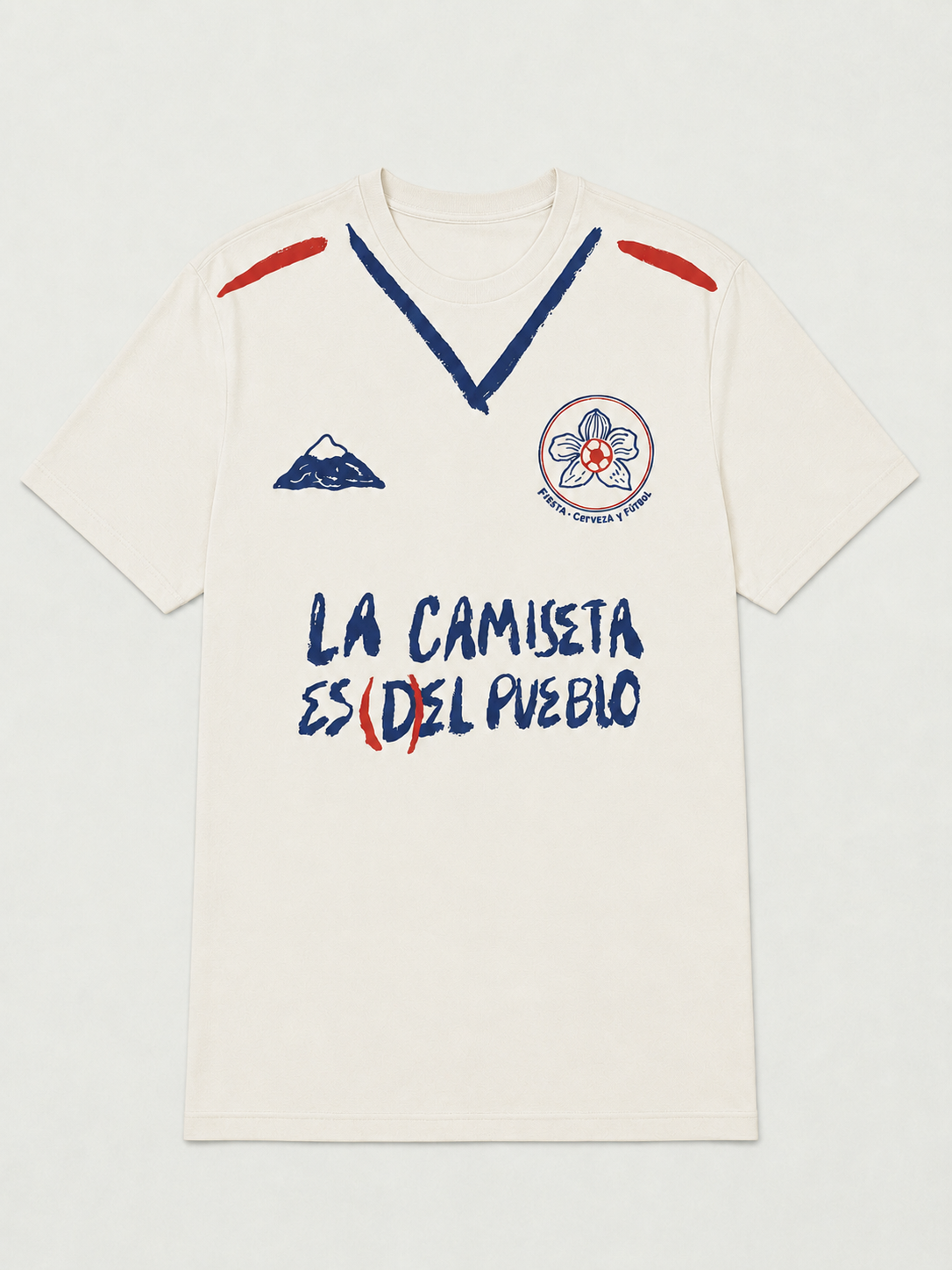La camiseta es d(el) pueblo